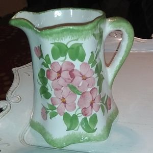 Vintage Cash Family Hand Painted Creamer Pitcher